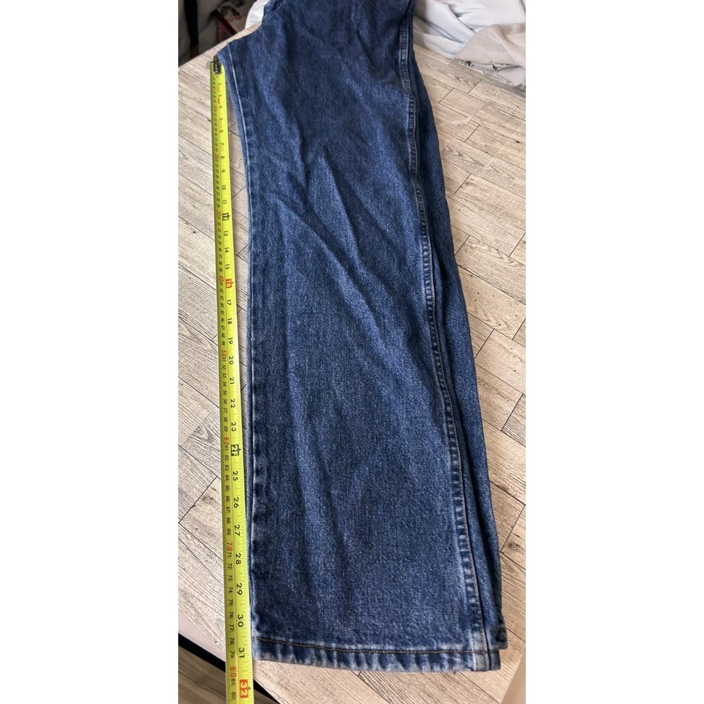 Men's Wrangler Jeans pants Size 34x32 Blue Denim Western Workwear Country - Picture 6 of 7